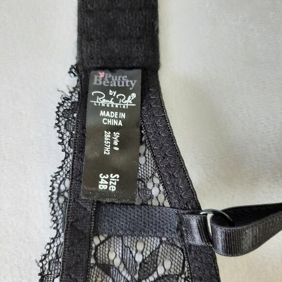 5 For $20.00 Pure Beauty by Rene Rofe Lingerie 34 B - Picture 4 of 5